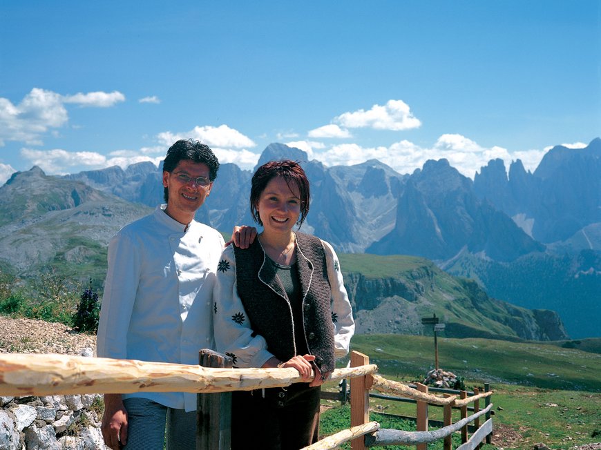A Dolomite hut with an eventful history A Dolomite hut with an eventful history